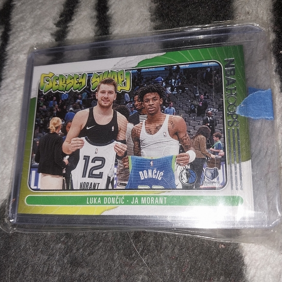 2020-21 NBA Hoops 4 card Ja Morant Jersey Swap Lot - Picture 9 of 10
